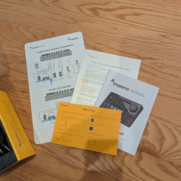 MAONO Audio Interface MaonoCaster 10-Channel Podcast Mixer AME2 Model NEW - Picture 4 of 15